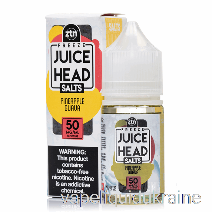 Vape Liquid Ukraine FREEZE Pineapple Guava - Juice Head Salts - 30mL 50mg